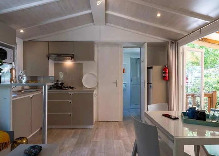 Mobil A Louer Avec Terrasse A - Api-1-52-826 营地 *